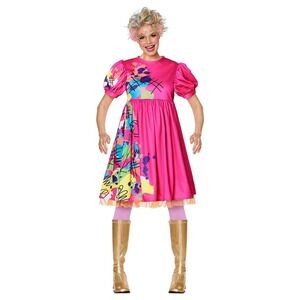 knee length dresses for ladies Girl Barbie Pink Plaid Sleeveless Cosplay Costume Dress for Party Holiday
